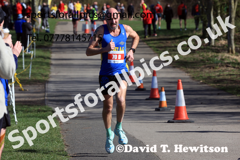 Masters Men Over-50s, 2026 NECAA Royal Signals Road Relays, Hetton Lyons Country Park, Hetton le Hole. Photo: David T. Hewitson/Sports for All Pics